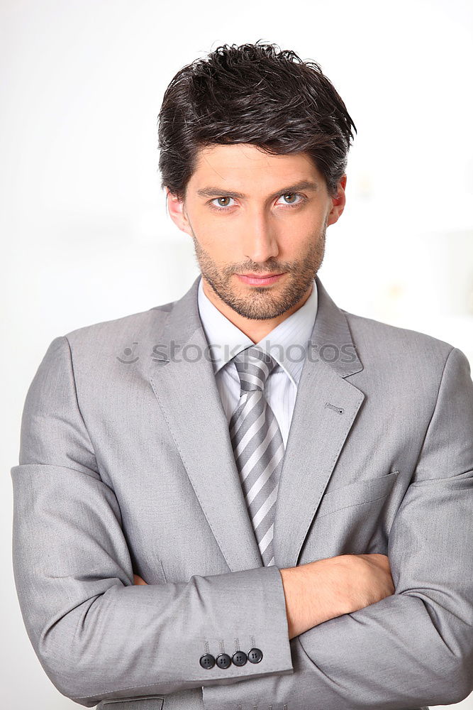 Similar – Image, Stock Photo Elegant Young Businessman in the Street