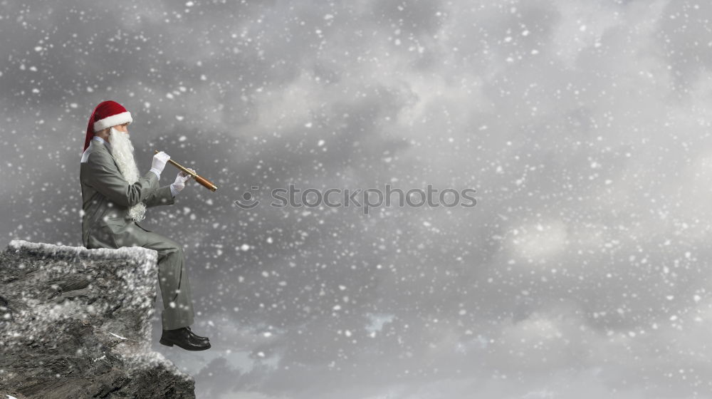 Similar – Image, Stock Photo Young woman leaning on a cross in a snowy field