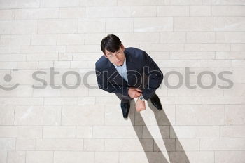 Similar – Image, Stock Photo Fitness black man exercising push ups.