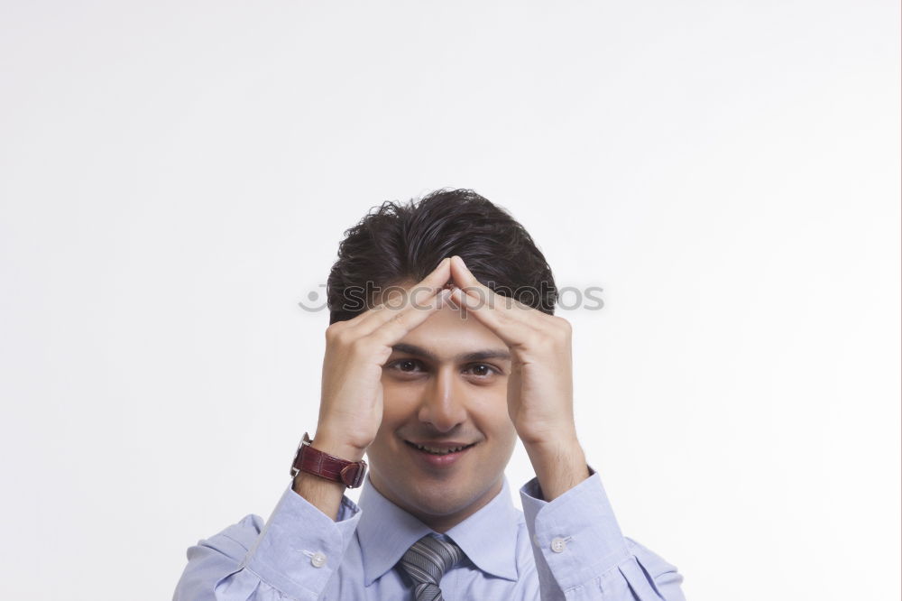 Similar – Man with with a little dog in his hands.