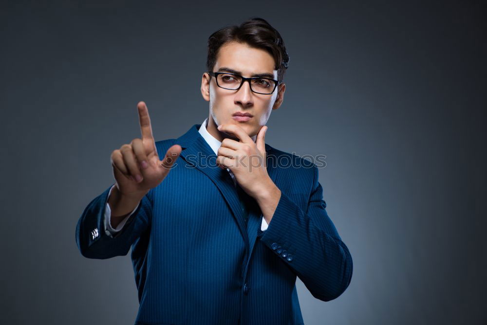 Similar – Image, Stock Photo Young man wearing winter clothes standing in the street