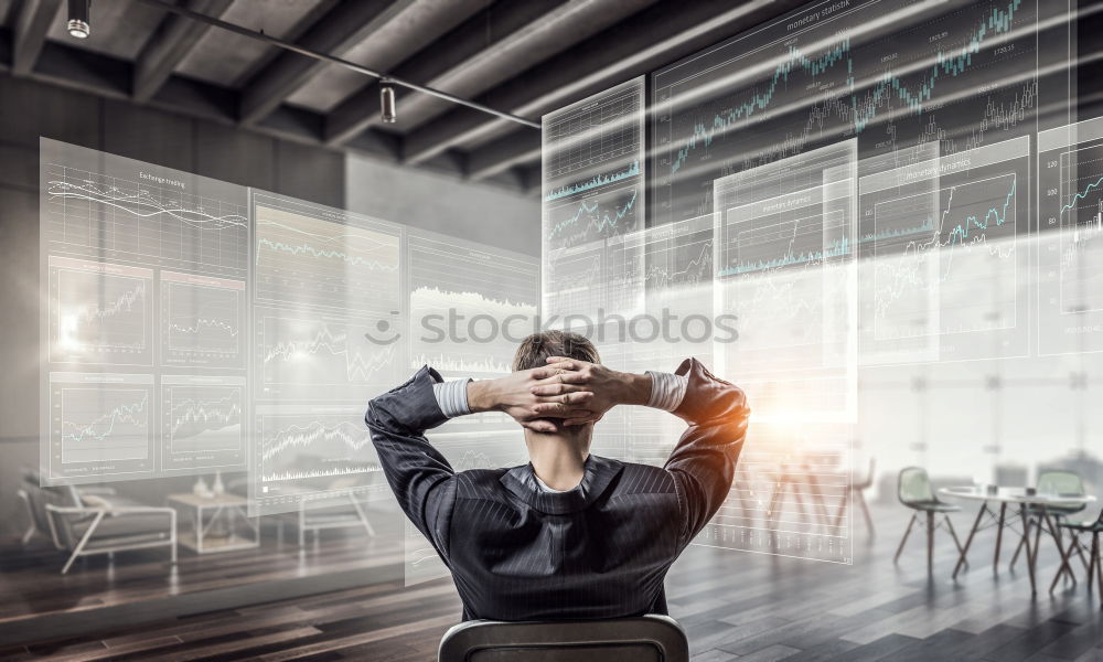 Similar – Image, Stock Photo Young pensive model on terrace