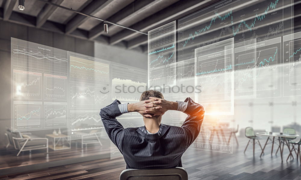 Similar – Image, Stock Photo Young pensive model on terrace