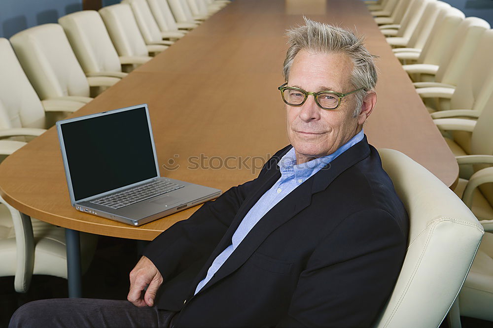 Similar – Determined man with glasses