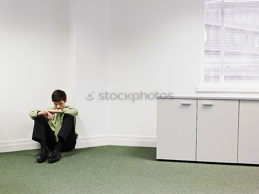 Similar – test sitting, chairs with man