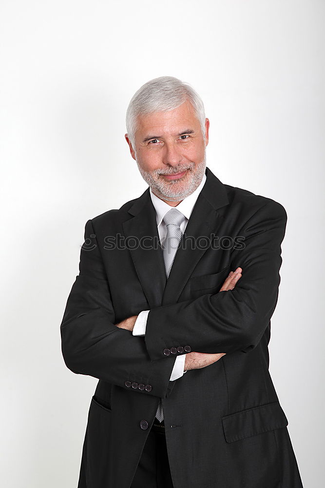 Similar – Senior businessman outside of modern office building.