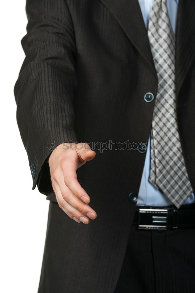 Similar – Man geting his fist on the table