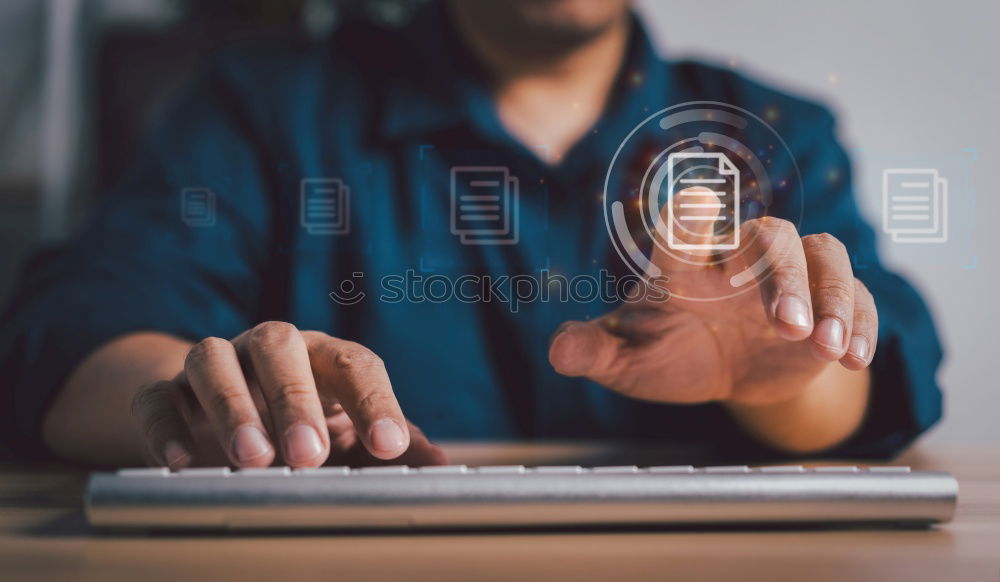 Similar – Image, Stock Photo Access to personal data. Breaking security system