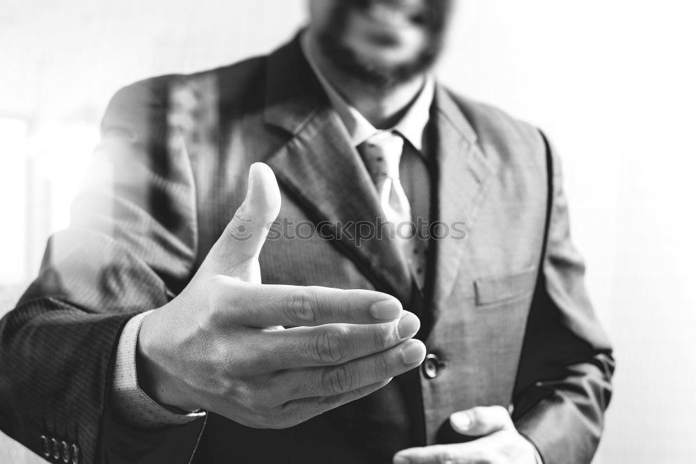 Similar – Image, Stock Photo Man buttoning up shirt sleeve