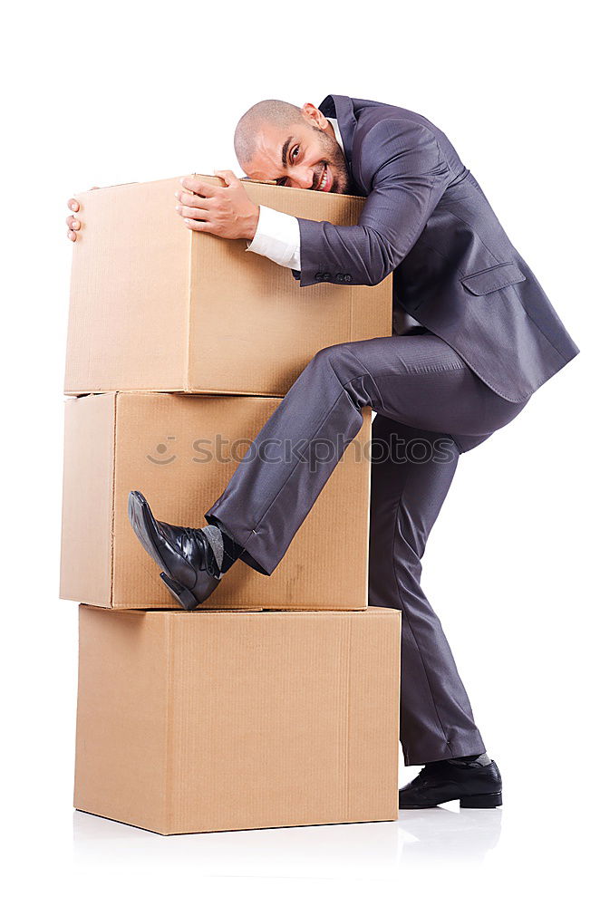 Similar – Girl in a moving box