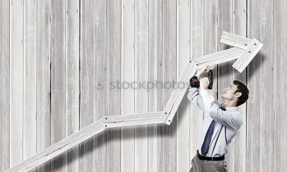 Image, Stock Photo mind the gap Human being