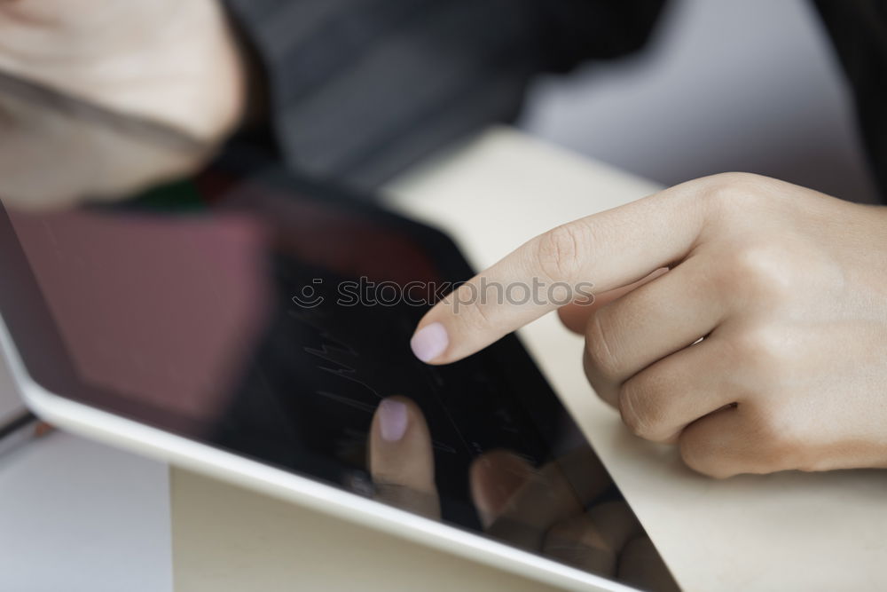 Similar – Image, Stock Photo Child writes homework