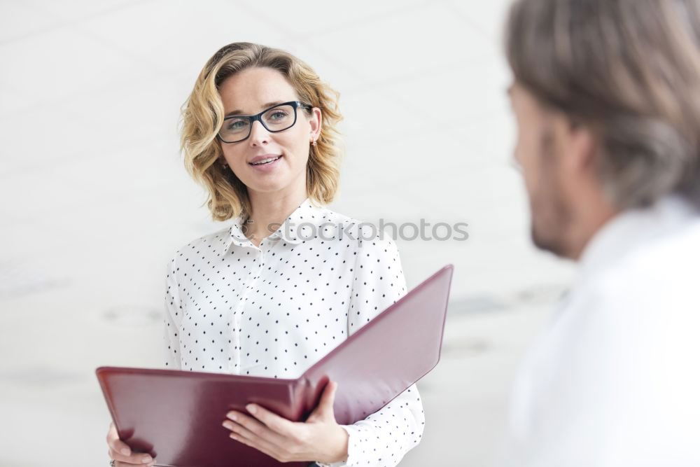 Similar – Image, Stock Photo People in whites in hall