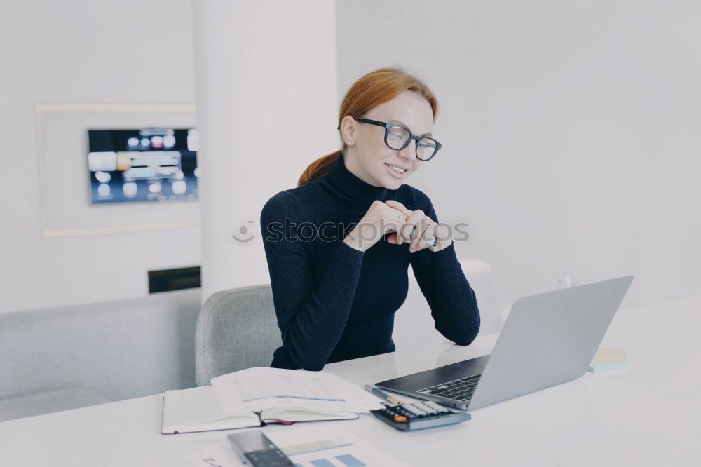 Similar – Image, Stock Photo young caucasian business woman texting a message on smartphone