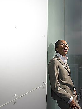 Similar – Stylish executive black man in suit in downtown