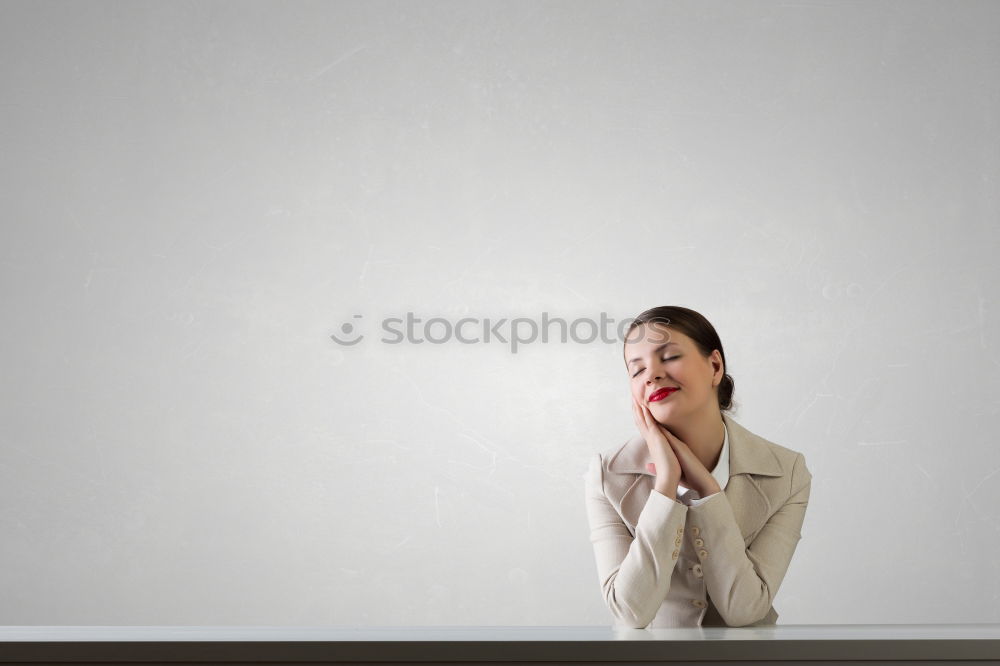 Similar – Image, Stock Photo #A5# Self-confident woman at work