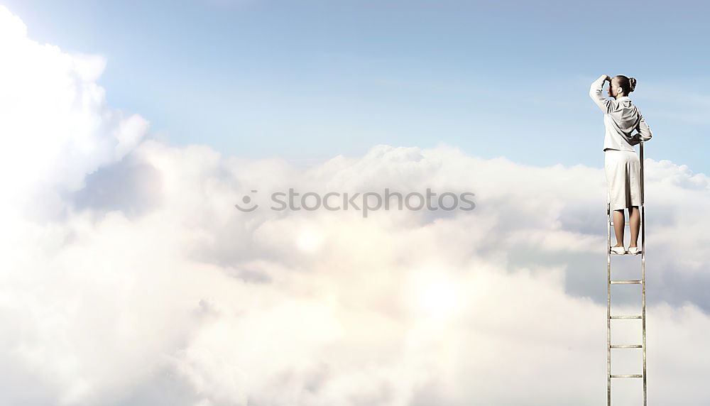 Similar – above the clouds Crane