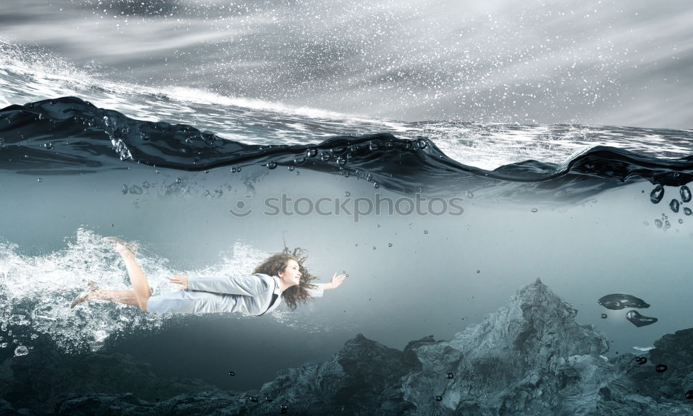 Similar – Image, Stock Photo approaching disaster Joy