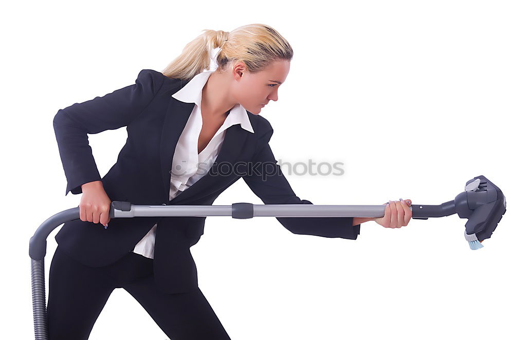 Similar – Image, Stock Photo Woman balancing on ladder