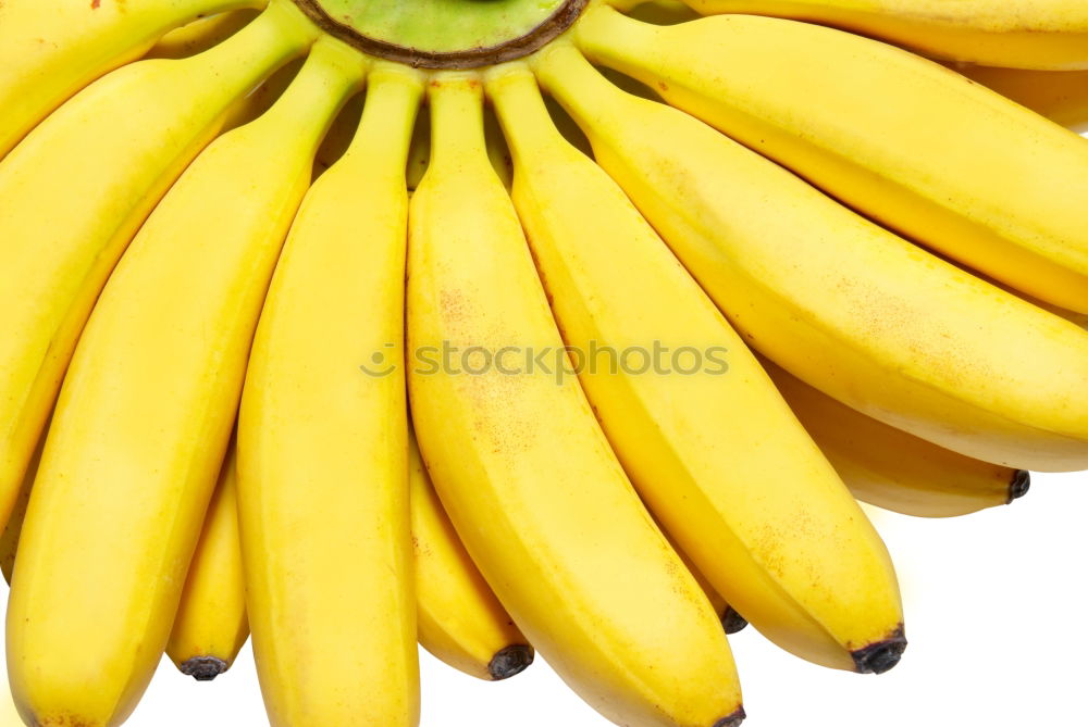 Similar – Jammy banana halves on yellow