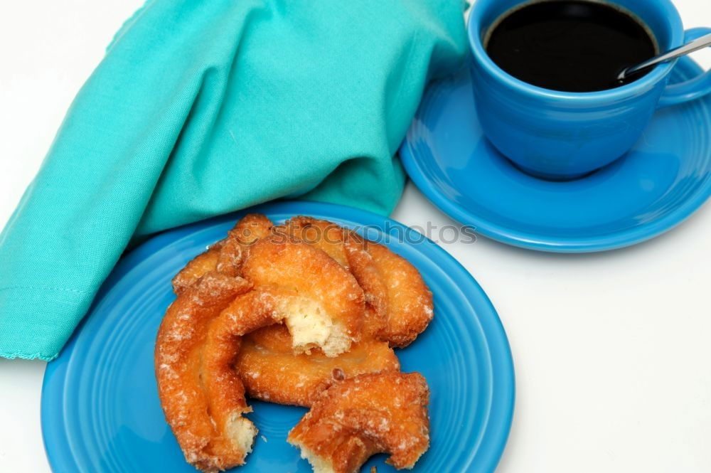 Image, Stock Photo Plum yeast particles with roibos tea