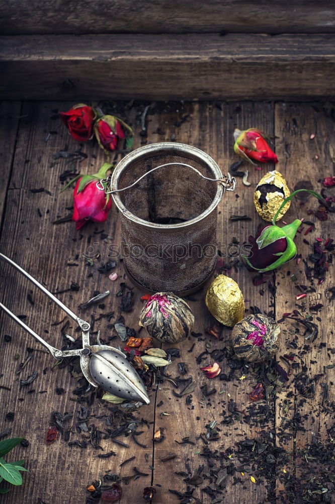 Similar – Image, Stock Photo Rose oil. Essential oil with rose petals