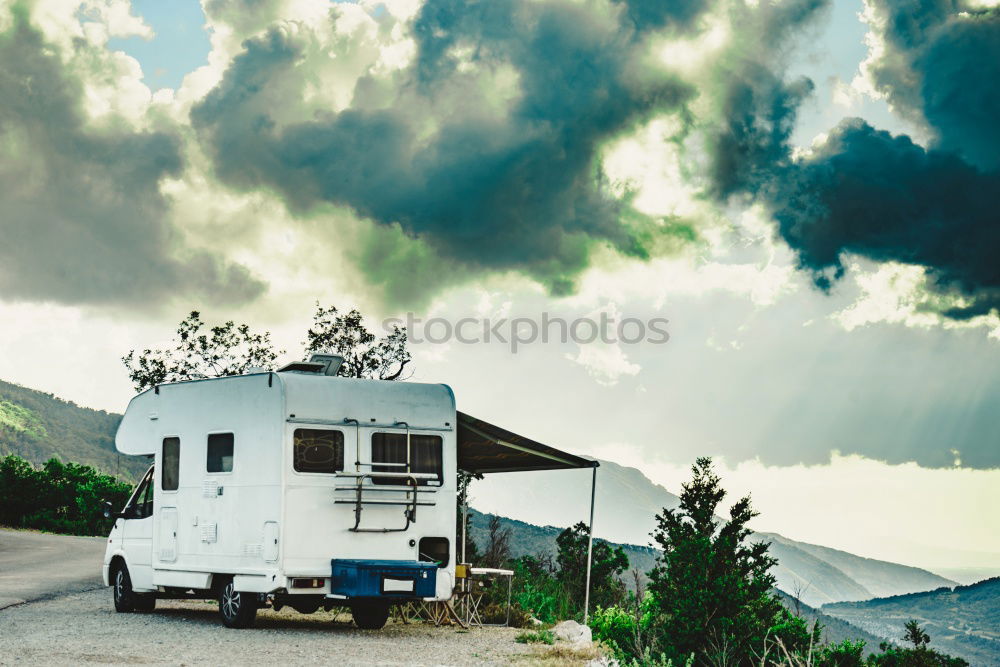 Image, Stock Photo Rollin’ Home Sweet Home