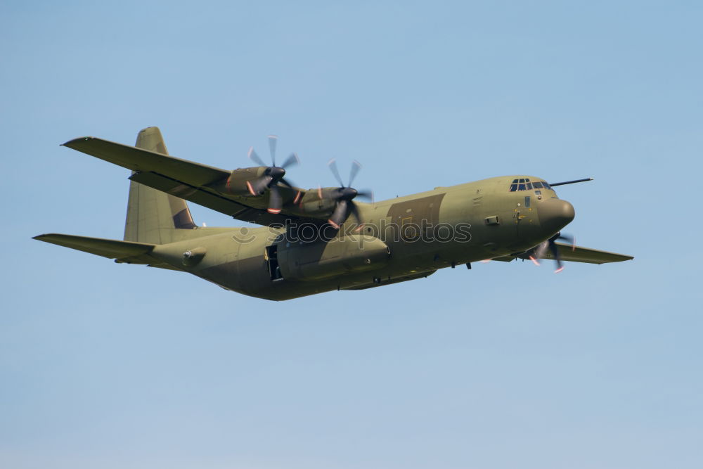 Similar – Military plane plowing the skies of Lima