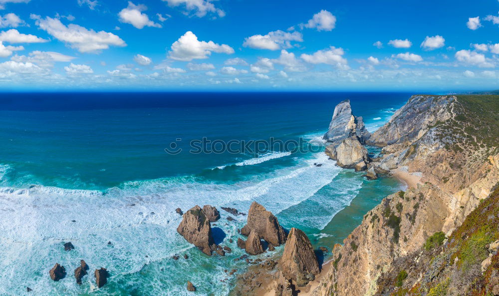 Similar – Lighthouse Nordeste on the Azores