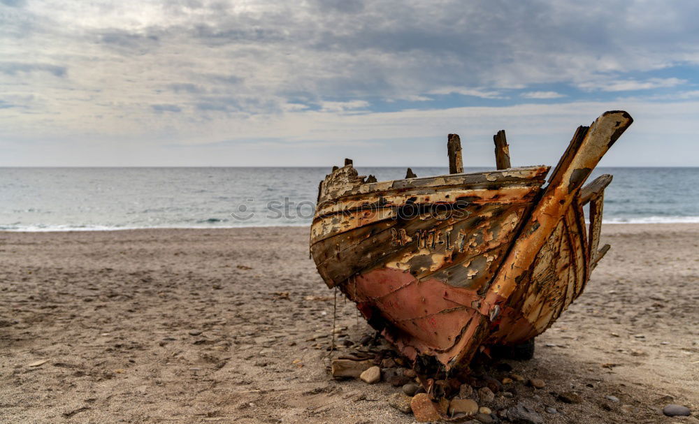 Image, Stock Photo Cape Coast Wreck Ocean