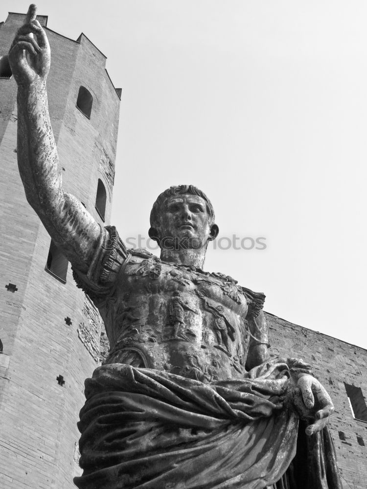 Similar – Image, Stock Photo Statue of roman emperor Trajan in Rome, Italy