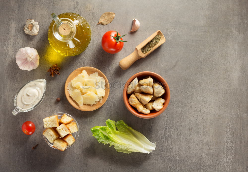 Similar – Whole spelt pasta, vegetables, herbs and olive oil