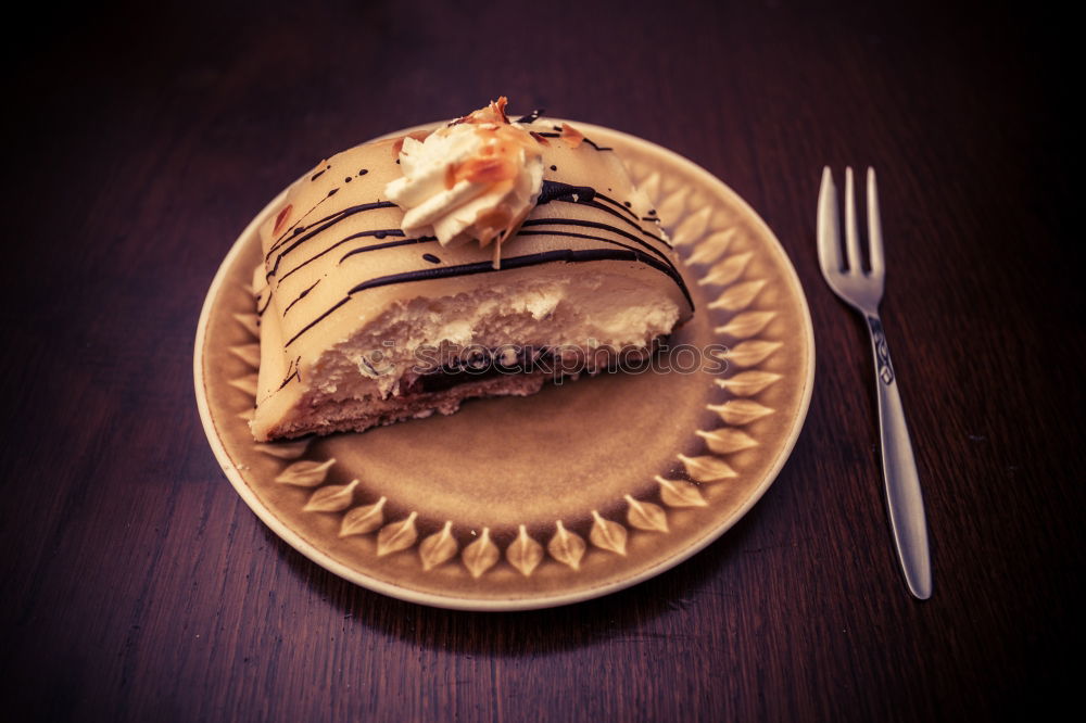 Similar – Foto Bild belegtes brötchen auf neun uhr