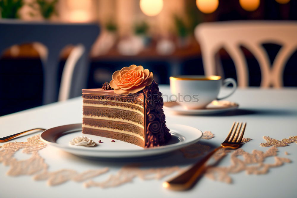 Similar – Image, Stock Photo Wedding cake. Food