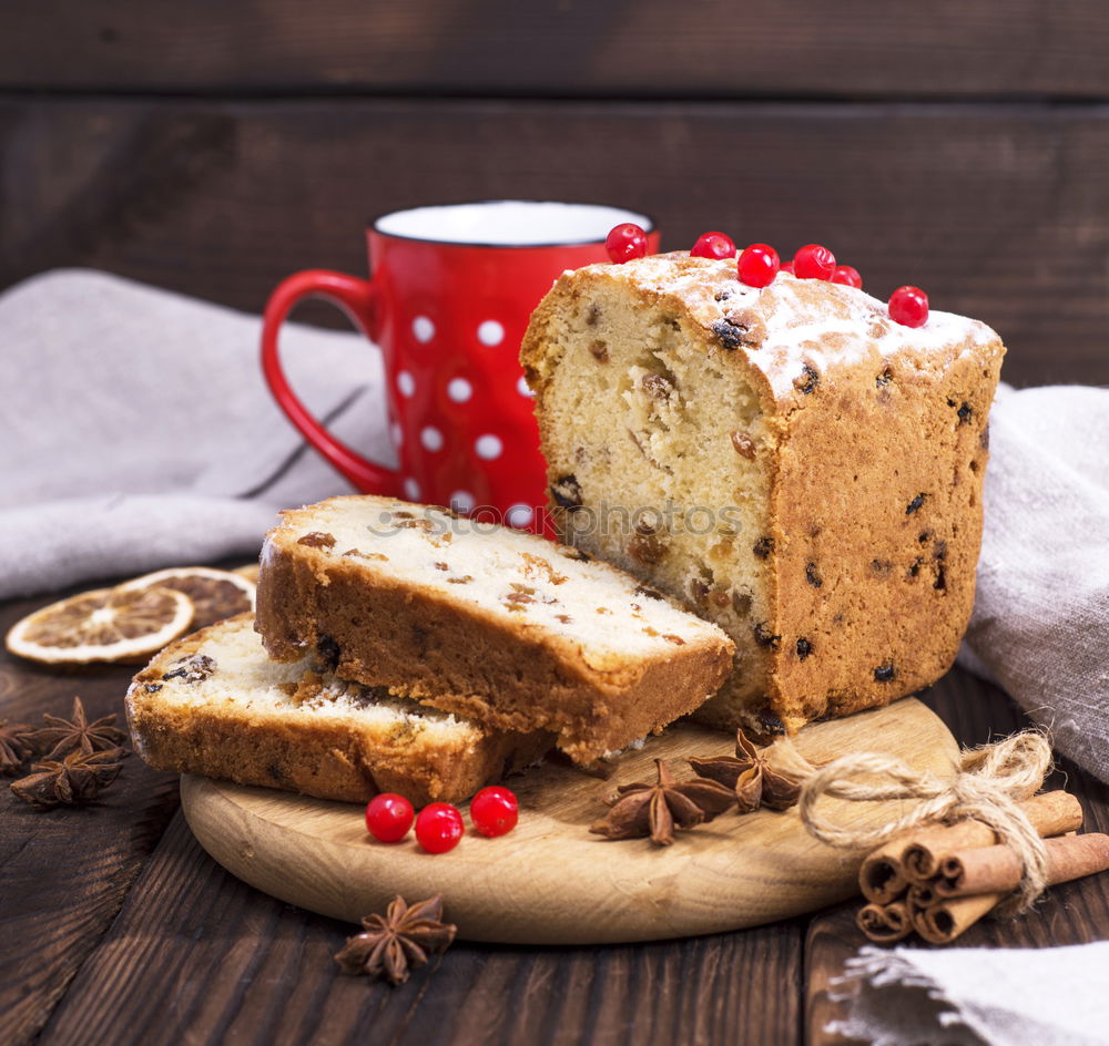 Similar – Image, Stock Photo cake with raisins Fruit
