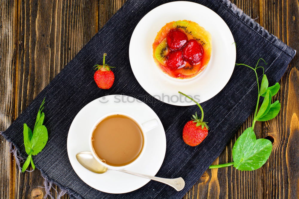 Similar – Image, Stock Photo Pasta with ingredients for tasty cuisine around empty plate