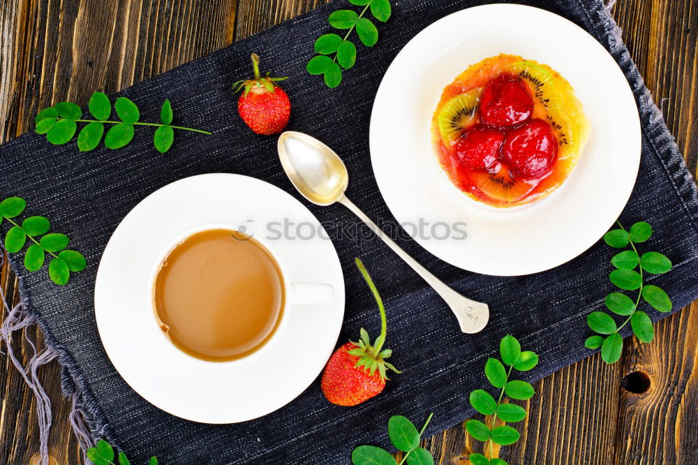 Similar – Tasty pancakes with strawberries