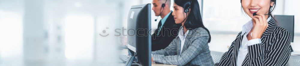 Image, Stock Photo Happy kid looking liquid through magnifying glass