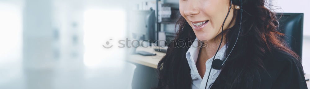 Similar – Image, Stock Photo Happy young blonde woman