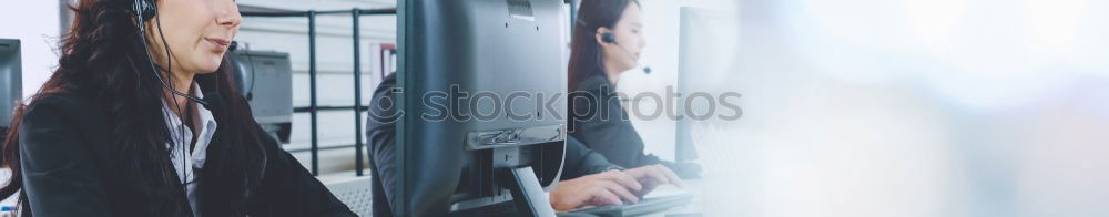 Similar – Image, Stock Photo Stylish young woman in cafe