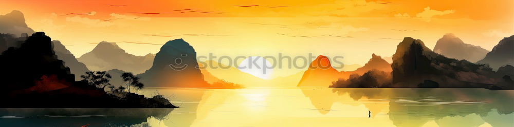 Similar – Image, Stock Photo Bagan sunset