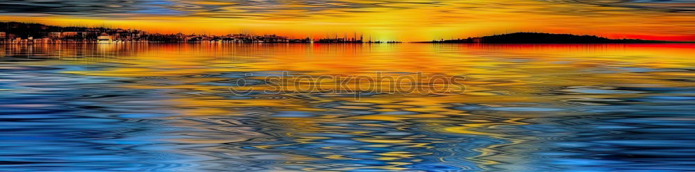 Similar – Image, Stock Photo evening Sunset Waves