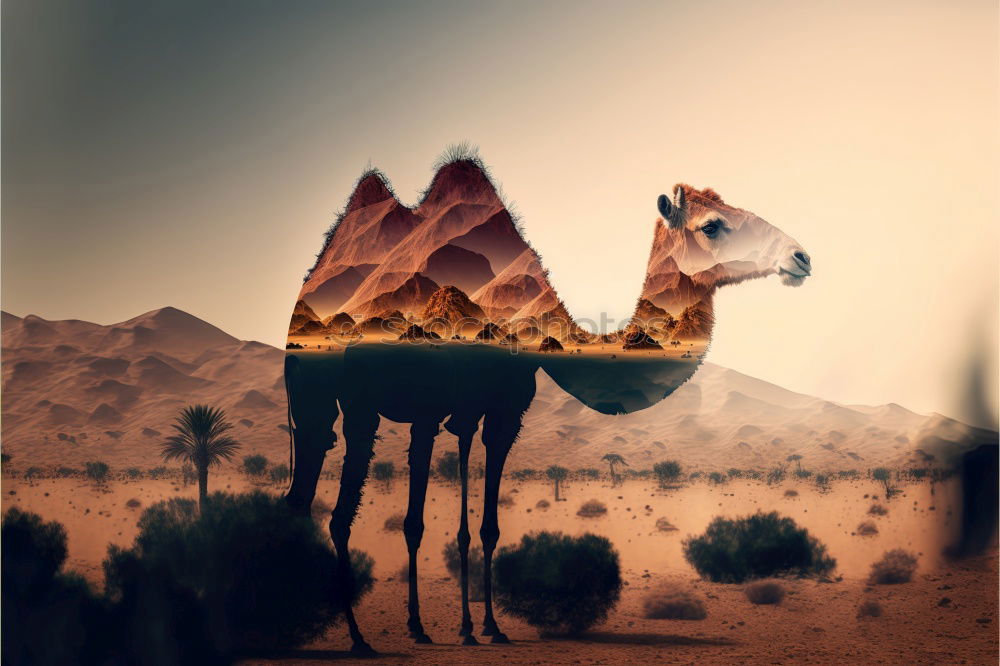 Similar – Image, Stock Photo in the empty desert of persia lamp oil on branch