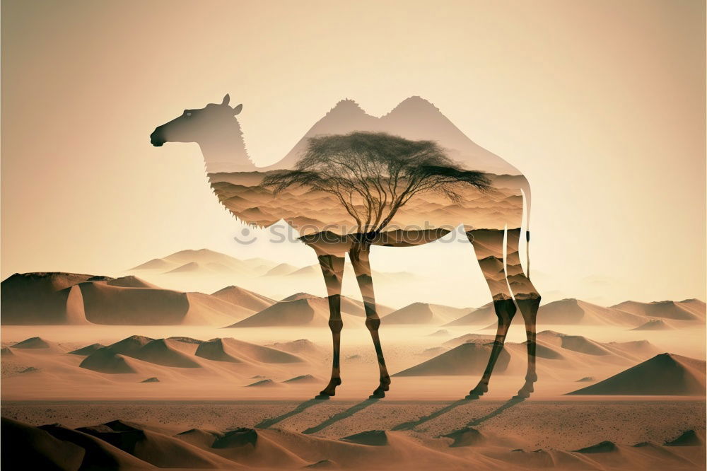 Similar – dromedary Sand Sky