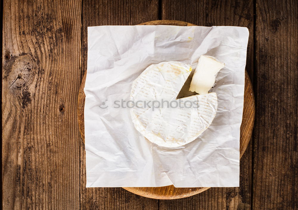 Similar – Semi-cured sheep cheese Villarejo Rosemary