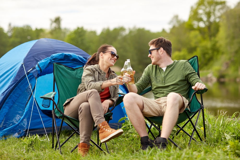 Similar – Image, Stock Photo Spending a vacation on camping