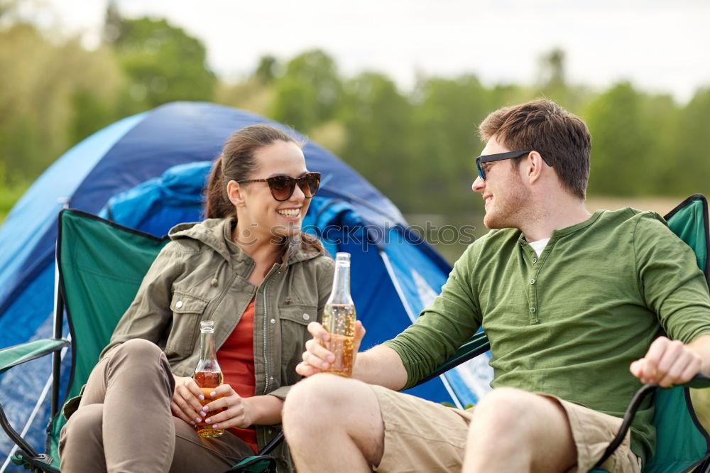 Similar – Image, Stock Photo Spending a vacation on camping