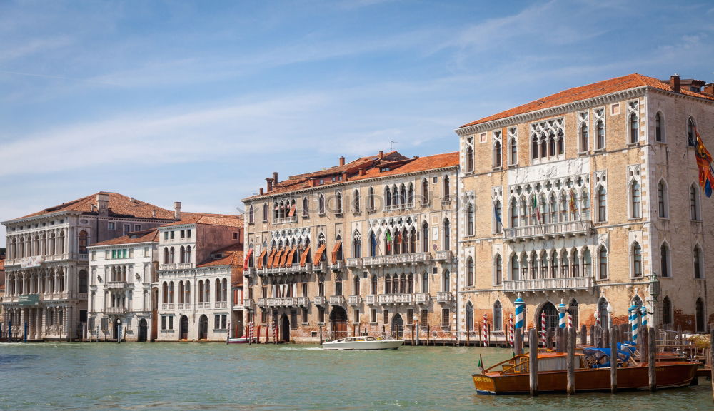 Similar – Image, Stock Photo Venice_Gondola Small Town