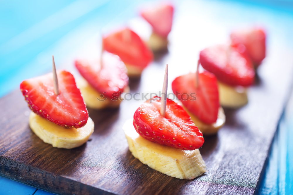 Similar – Image, Stock Photo Vegan Polenta Bratlings against a colourful background