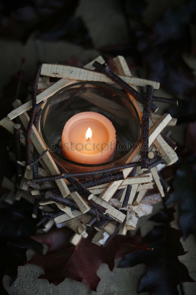 Similar – Image, Stock Photo Square candles Close-up